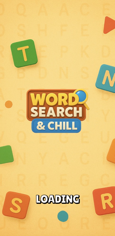 Word Search and Chill's cozy library and owl